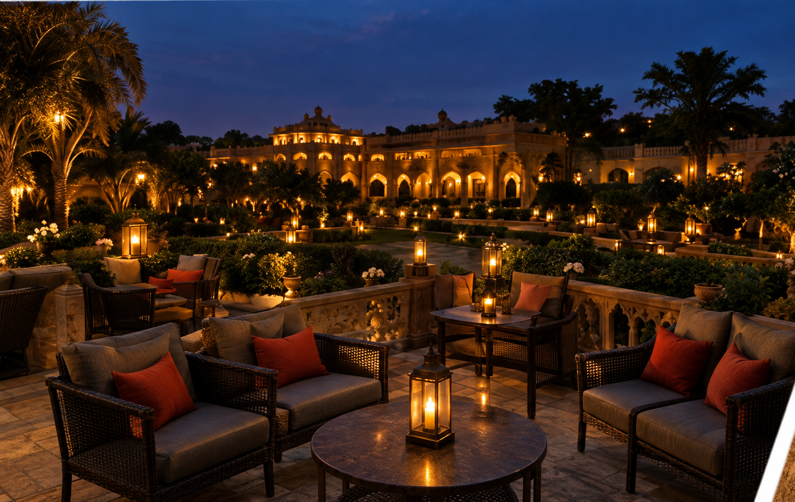 Terrace Dining & Fort Sunset